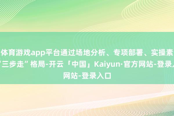 体育游戏app平台通过场地分析、专项部署、实操素养“三步走”格局-开云「中国」Kaiyun·官方网站-登录入口